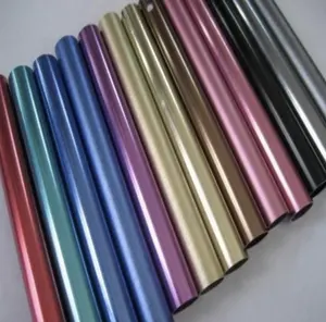 Matériau décoratif Chine 8mm anodisé couleur ASTM 6061 T6 tuyau rond en alliage d'aluminium
