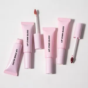 Private Label Semi-Sheer Mirror Water Lip Glaze Lip Gloss Vendor Long Wearing Color Hydration Tinted Lip Gloss
