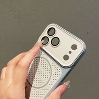 Nouvelle coque de protection magnétique respirante en nid d'abeille pour iPhone 18/17/16 Pro Max, dissipation thermique et respectueuse de la peau