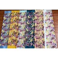 Vente Directe Fabricant Tissu Maille 100% Polyester Multicolore Broderie Appliquée Florale Tridimensionnelle Tissu Pleine Largeur