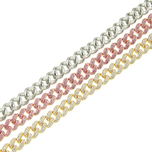 สร้อยคอคิวบาแบบเส้นเล็ก สร้อยคอแฟชั่นฮิปฮอปสำหรับผู้ชาย เหมาะสำหรับใส่ไปเที่ยวกลางคืน  สร้อยคอประดับกระดูกไหปลาร้า  แฟชั่นทันสมัย - Product Image 5