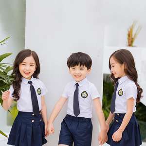 Uniforme <span class=keywords><strong>Scolaire</strong></span> d'Été Personnalisé pour École Primaire, Chemise, Jupe et Pantalon pour Enfants, Uniforme de Maternelle - Product Image 6