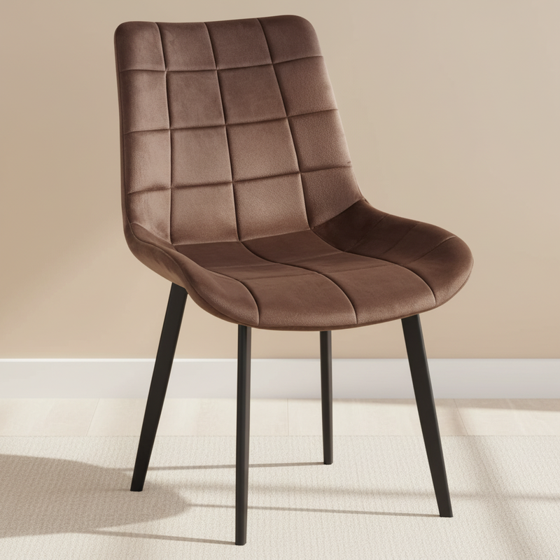 Nordic Modern Luxury Velvet Upholstered High