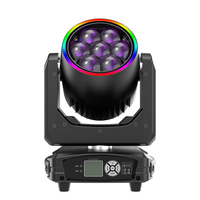 7x40W RGBW Led Bee Eye Moving Head DJ Light Pixel Beam+Zoom Wash Moving Head Stage Light DMX512 Controller for Nightclub Party