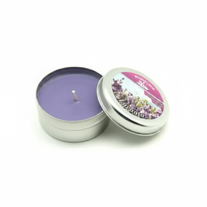 Vela Aromática Personalizable con Aroma a Lavanda en Lata Grande, Sin Humo, para Días Festivos, Acción de Gracias y San Valentín - Product Image 2