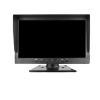 Système de surveillance DVR pour camion avec écran quadruple de 10,1 pouces, vision nocturne, caméras de recul/côté/avant étanches