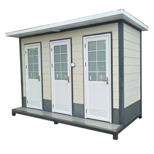 Toilettes portables en panneaux sandwich, design moderne pour les attractions touristiques, utilisation extérieure durable - Product Image 1