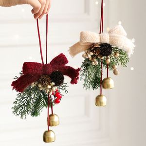 Décoration de Noël en forme de cloche suspendue, en fer forgé, imperméable, avec impression UV, pour une décoration festive de la maison - Product Image 4