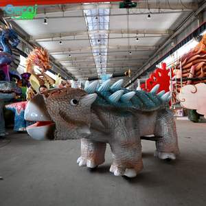 Gecai Offre Spéciale animatronique d'intérieur Dinosaur Ride Machine d'amusement en métal à pièces Parc sportif de trampoline d'aéroport pour enfants - Product Image 1