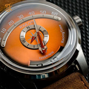 Orologio Automatico Meccanico a Ore Vaganti e Minuti Retrogradi dal Design Unico SW200, Orologio da Polso in Pelle, Produttore OEM Personalizzato - Product Image 2