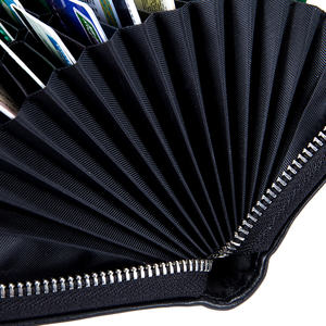 <span class=keywords><strong>Portafoglio</strong></span> per carte di credito a 36 slot per <span class=keywords><strong>donna</strong></span> di <span class=keywords><strong>grande</strong></span> capacità con cerniera lunga in vera pelle all'ingrosso con chiusura a cerniera RFID - Product Image 3