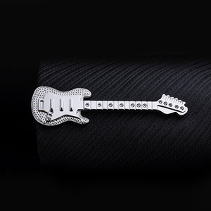 Bireysel yaratıcı erkek iş resmi altın kravat klip erkek ve kadın aksesuarları gümüş fantezi yaka pin toptan stok - Product Image 3