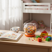 Bouteille PET givrée de 130 ml en gros, qualité alimentaire, conteneur polyvalent pour bonbons, lait, comprimés, snacks, pinces à cheveux, petit pot de rangement avec bouchon à vis