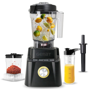 Gemat Blender 2L Jar 600ml <b>Grinder</b> Jar Muddler Portable Cup Multi Functional Smoothie Maker Ice Crusher - Product Image 2