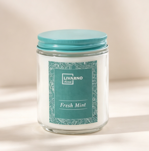 Bougie parfumée en cire de soja dans un bocal en verre, senteurs citron vert, menthe fraîche, fraise, aromathérapie, faite à la main, style moderne minimaliste, durée de combustion de 20 à 40 heures - Product Image 4