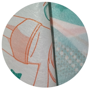 Pellicola laminata per pannolini per bambini utilizzati con simpatici modelli di ippopotami personalizzabili vendite dirette in fabbrica pellicola PE di alta qualità - Product Image 5