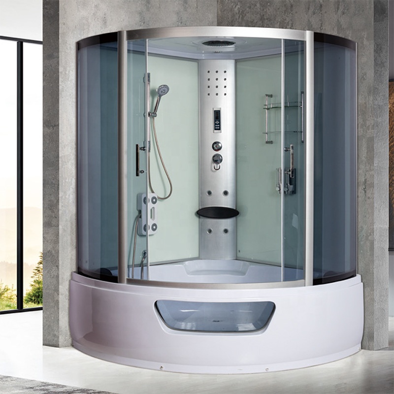 Cabine de douche à vapeur complète avec salles de douche sauna à coin massage intérieur