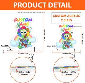 หลอดไฟ LED กลางคืนรูปตัวการ์ตูนอะนิเมะแบบปรับแต่งได้สำหรับเด็ก - Product Image 6