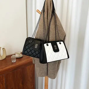 Sac à bandoulière pour femme en gros, grands sacs à main de créateur de luxe pour femmes, sacs à main de marque en <span class=keywords><strong>cuir</strong></span> PU pour femmes - Product Image 3