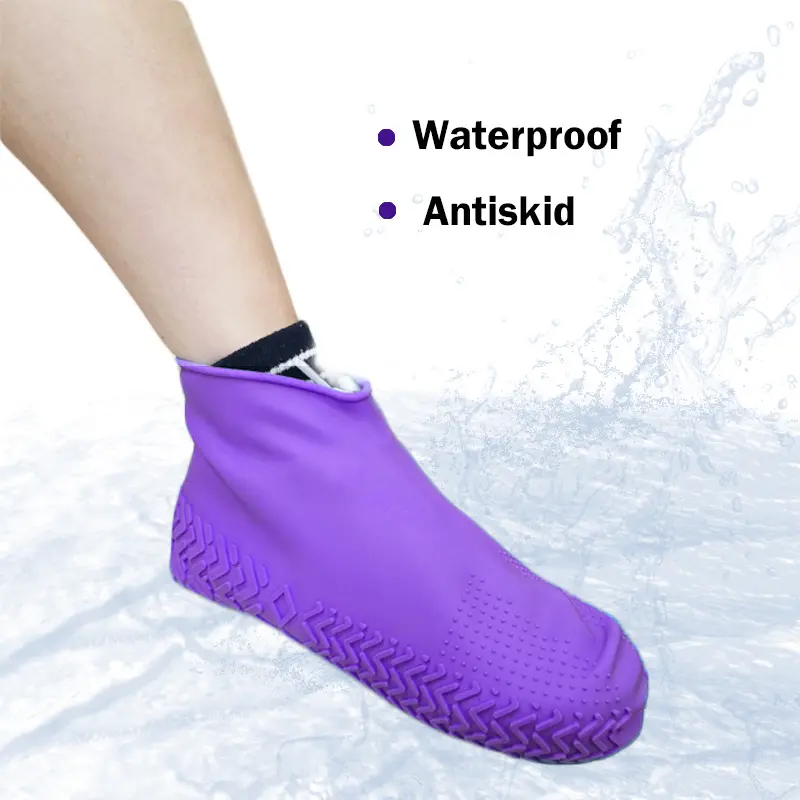 Custom Rubber Protectors Shoes Durable Sneaker Cover Silicone Overshoes Rain Waterproof Boot Shoe Covers