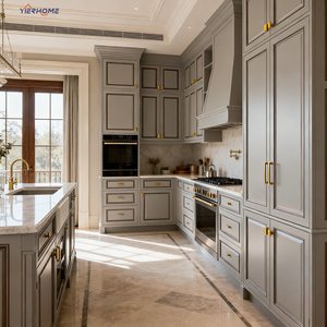 Ensemble de meubles de cuisine professionnels pour projet USA, conception complète de cuisines pour villas - Product Image 4