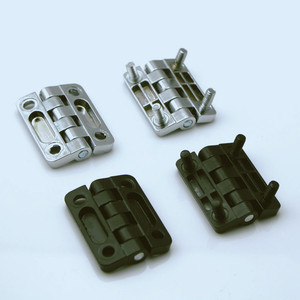 Hiteken Metal Cabinet Door Hinges Black 54x40mm Zinc Alloy Industrial Machine <b>Tool</b> Accessories - Product Image 1