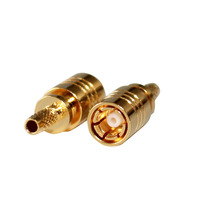 Vente en gros Connecteur RF SMB-C-K1.5 plaqué or Connecteur femelle SMB Câbles à sertir RG316 et RG174