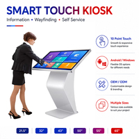 Kiosco Interactivo con Pantalla Táctil LCD de 32, 43, 50 y 55 Pulgadas, Reproductor Digital 4K HD, Tótem Publicitario