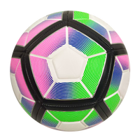 Kualitas latihan PU/TPU/PVC ukuran resmi 5 4 sepak bola 12 panel mesin jahit disesuaikan Logo/warna sepak bola