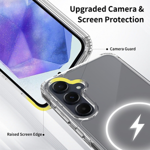 Forte ricarica Wireless acrilico e TPU ibrido paraurti <span class=keywords><strong>custodia</strong></span> <span class=keywords><strong>per</strong></span> cellulare <span class=keywords><strong>per</strong></span> <span class=keywords><strong>Samsung</strong></span> Galaxy A55 <span class=keywords><strong>custodia</strong></span> trasparente - Product Image 3