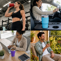 Bouteilles d'eau de 20 oz avec paille, gobelets personnalisés, tasses thermos isolées thermolaquées, portables, vente en gros, mugs de sport pour enfants