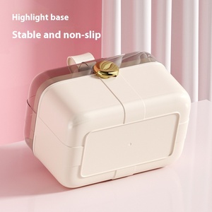 Customized Aluminum Double Layer Dust-proof Desktop <strong>Storage</strong> <strong>Box</strong> for Princess Hair Band Decals PP Hair <strong>Tie</strong> Hairpin-Modern Design - Product Image 4