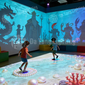 ระบบเกมฉายภาพแบบอินเทอร์แอคทีฟบนผนังและพื้นคุณภาพสูง พร้อมเทคโนโลยี AR 3D สำหรับการศึกษา เหมาะสำหรับสนามเด็กเล่นในร่ม โซนความสนุกสำหรับเด็ก - Product Image 3
