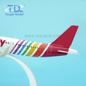 โมเดลเครื่องบินพลาสติก ABS ขนาด1/200 22ซม. พร้อมสุขสันต์วันเกิด A321NEO สั่งได้ - Product Image 4