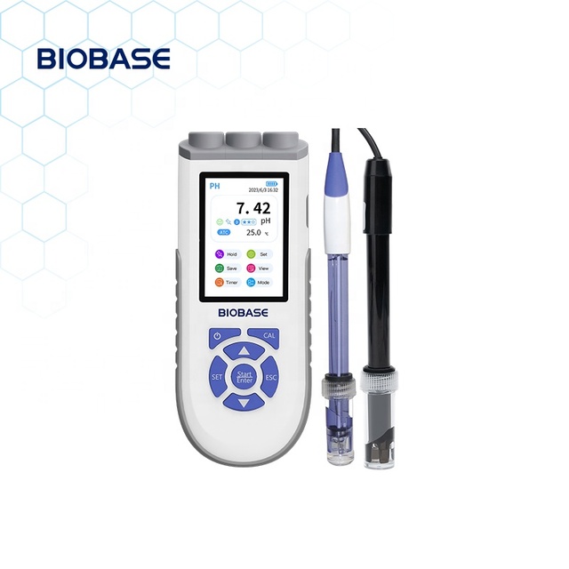 BIOBASE China J PH-PC10 Portable pH Meters and Conductivity Meter pH Testers and Instruments for Food Analysis and Lab