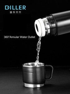 <strong>Thermo</strong> Vacuum Flask Thermoses Termos <strong>Thermo</strong> <strong>Bottle</strong> with Cup Lid - Product Image 4