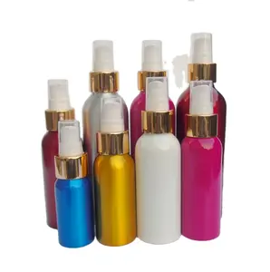 Beyaz metal alüminyum sprey şişesi memesi 75ml kırmızı alüminyum ince sis sprey şişesi 250 ml alüminyum sprey kozmetik şişe 1l 12 oz