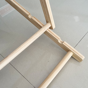 Silla reclinable ajustable de madera maciza para exteriores, silla plegable portátil para acampar y Ocio en varios colores, decoración para exteriores, silla de playa - Product Image 6