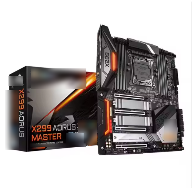 AORUS MASTER XTREME WATERFORCE X299X Designare LGA 2066 DDR4 Chipset SATA Hard Drive Server Motherboard for Desktop