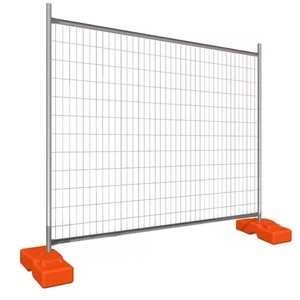 Clôture temporaire en treillis métallique avec cadre galvanisé à chaud, facilement assemblable, hauteur 6 pieds - Product Image 5