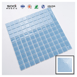 Carreau <span class=keywords><strong>de</strong></span> mosaïque en verre cristal imperméable pour piscine extérieure pour mur intérieur maison Spa <span class=keywords><strong>salle</strong></span> <span class=keywords><strong>de</strong></span> <span class=keywords><strong>bain</strong></span> <span class=keywords><strong>d</strong></span>écoration murale - Product Image 3