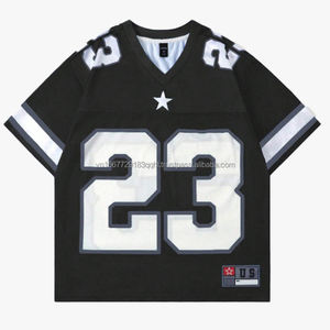 Nueva Camiseta de Fútbol para Hombre, Estilo Moderno, Holgada, de Manga Corta, Transpirable, de Secado Rápido, Anti-UV, Juvenil, Deportiva - Product Image 1