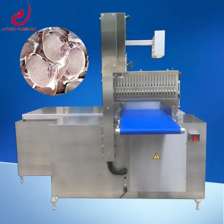 quotation automatic commercial professional hand operated laser fresh meat slicer bone saw cutting machine for home