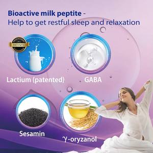 Cápsula de sueño de alivio del estrés de péptido de leche bioactivo de ayuda de relajación nocturna a medida OEM ODM - Product Image 5