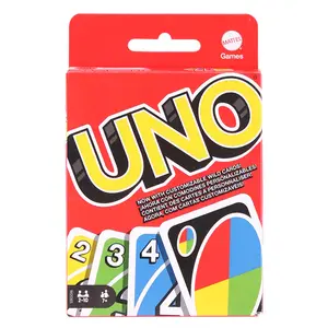 Mattel Uno Dos Flip! Tin Box Family Card Game Entertainment Fun Poker Party  Games Playing Cards Kids Toys - Card Games - AliExpress