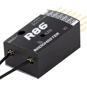 V2 R86 Radiomaster 6CH sfhss รองรับตัวรับสัญญาณ PWM สำหรับโดรน RC - Product Image 1