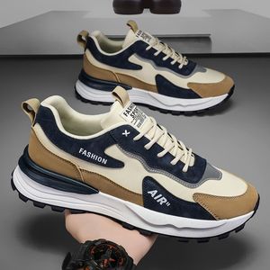 Nuevos Zapatos Deportivos Transpirables para Hombre para Otoño Invierno, Zapatos Casuales de Suela Gruesa de Moda para Correr y Patinar, Zapatos de Hombre de Cuero de Alta Calidad - Product Image 3