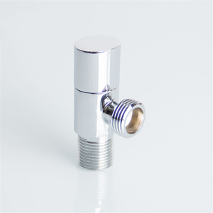 ข้อต่อมุมกันน้ำหยด G1/2 ทองเหลืองชุบโครเมียมขัดเงาแบบกำหนดเองจากโรงงาน - Product Image 1