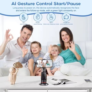 Stabilisateur intelligent 360 °   Rotation automatique, suivi et stabilisation des prises de vue pour téléphone, parfait pour le vlogging et la diffusion en direct, facile à utiliser - Product Image 5