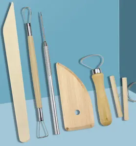 Profession elle 8-teilige Pottery Sculpting Clay Tool Sets Kunst lieferanten Bildhauer werkzeuge